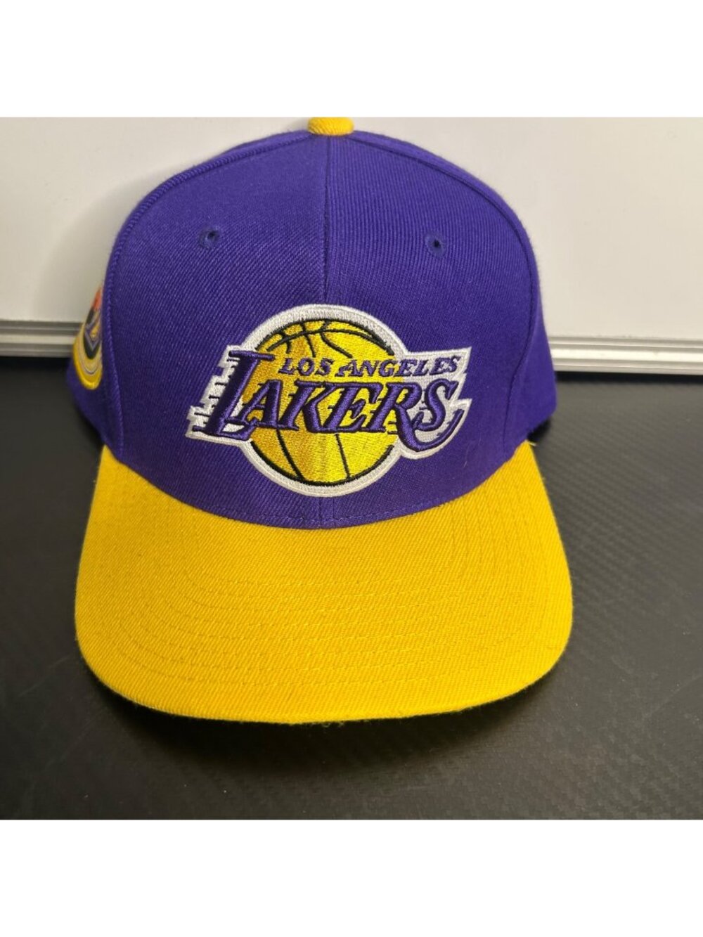 Mitchell & Ness Los Angeles Lakers Purple & Yellow Snapback Hat